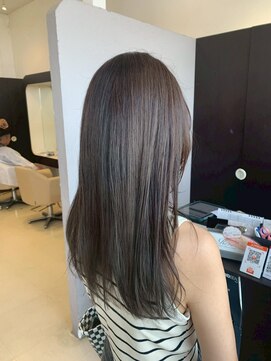 ヘアショップエヌアンドエー 久喜 栗橋店(hairshop N&A) 光に透ける『アッシュグレージュ』×シンプルストレート