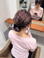 シエル 大名店(CIEL)&nbsp;ピンクカラー×簡単アレンジ