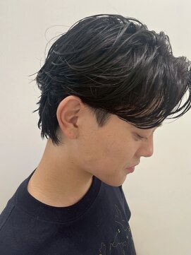 ローウェ オム 立川(LOUWE HOMME) メンズセンターパート/フェザーパーマ