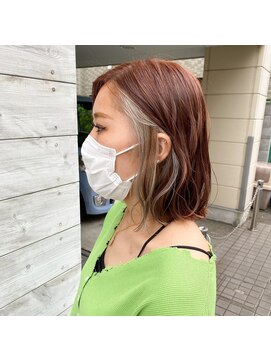 リヤン(Le lien) デザインカラー/暗めカラー/グランマッシュ/髪質改善/溝の口