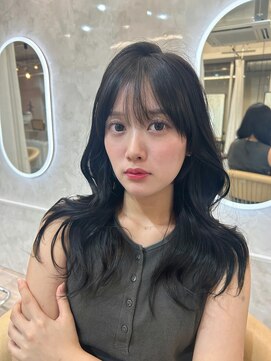 顔周りレイヤー×透明感カラー