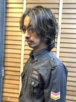 バーバーバー アカバネ(BARBER-BAR AKABANE)&nbsp;大人のミディアムパーマスタイル