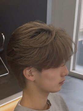 バース 河原町店(BIRTH) 韓国へアカルマパーマワックスなしセンターパート黒髪ウルフ