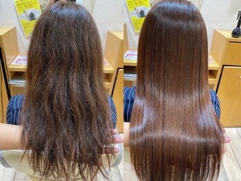 アルティインターナショナル(ALTI INTERNATIONAL)の写真/エリア最高峰の縮毛矯正で手で乾かすだけで最高の美髪に!平日限定☆カット+縮毛矯正¥12480☆