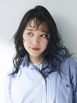 ファースト 吉祥寺(FIRST KICHIJOJI)&nbsp;暗髪透け感カラー ロングパーマスタイル【 FIRST】松下日和