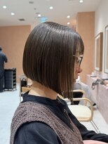 トリコ アヴェダ ららテラス北綾瀬(tricot AVEDA)&nbsp;前下がりボブ/モードボブ/オリーブブラウン/北綾瀬