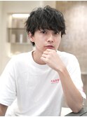 メンズパーマ メンズマッシュ ニュアンスパーマ メンズショート