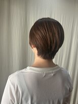 ココカラヘアー ニコ(cococara hair nico) センターパート/ハンサムショート/アッシュベージュ