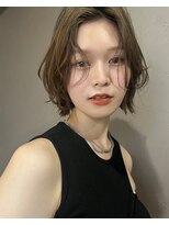 ブラウヘアアンドケア(care)&nbsp;アッシュカラー×ボブ