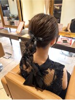 グランボーテクラシック(GrandBeaute classic)&nbsp;リボン×編みおろしアレンジ