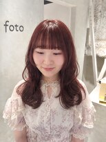 フォト 武蔵小杉(foto) ナチュラルミディアムレイヤー/レイヤーカット/ハッシュカット