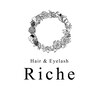 リッシュ(Hair&Eyelash Riche)のお店ロゴ