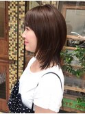 さらっと軽め＊ミディアムレイヤースタイル
