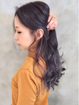 リルア 博多(LIRUA) ブリーチ☆アッシュグレージュグラデーションカラー