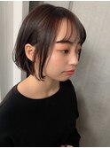 シースルーバングショートボブ☆AMU