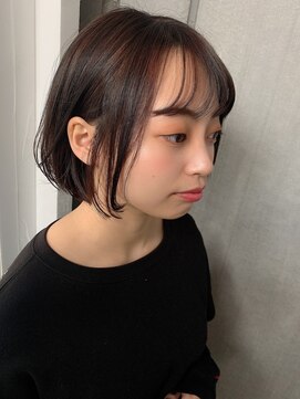 ボタニウム バイ アールサロン(BOTANIUM by RrSALON) シースルーバングショートボブ☆AMU