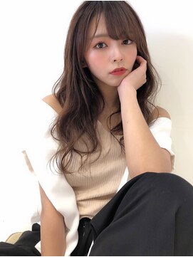 チョビー 銀座(chobii) グレージュ/デジタルパーマ/ゆるふわ/小顔/ルーズ/人気/高柳