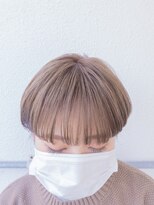 デビュー ヘアーメイク&nbsp;マッシュショート　ミルクティーベージュ