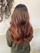 ボアップ 新居浜店(boappu)&nbsp;#グラデーション #カラー #ケアブリーチ #レッド #新居浜