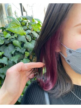 アクト 十条店(ACT) パープルカラー/ピンクパープル　インナーカラー