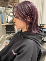 アイヴィー(IVY)&nbsp;ディープパープル外ハネボブ ハイトーン ケアブリーチ