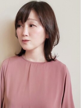 トップヘアー ガーデンヴィラ 安城(Garden Villa) 大人可愛いクビレセミロング/レイヤーロング/ニュアンスカラー