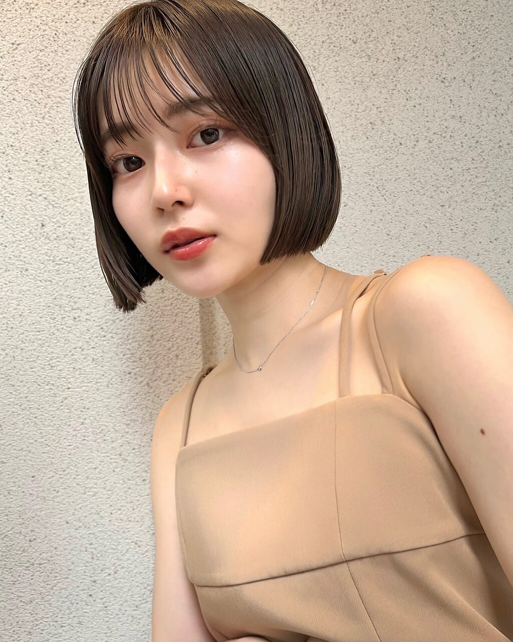 清水豊】ミニボブ ボブ 暗髪ボブ シースルーバング：L165306884