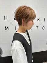 ハルキミナト ジャパン ヨコハマ(HARUKI MINATO japan YOKOHAMA)&nbsp;前髪ありのスッキリショート【20代30代40代50代】
