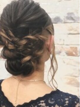 グルグル 妙典店(GULGUL) 前髪パーマ 大人かわいいカジュアルシニヨン＊フルアップ 妙典