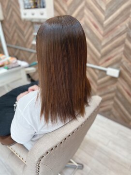 ヘアメイクゼロ 坂戸駅前店(hairmake zero) 【ナチュラルなストレート】oggiotto酸熱トリートメント