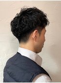メンズカット ツーブロック ニュアンスパーマ