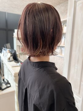 キャアリー(Caary) 福山市Caary30代40代50代 髪質改善ストレート小顔補正立体カット