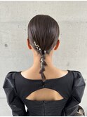 お呼ばれ成人式ヘア前撮りスッキリアップヘアお呼ばれヘアセット