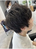 カット/メンズ/ツーブロック/パーマ/ツイストスパイラルパーマ