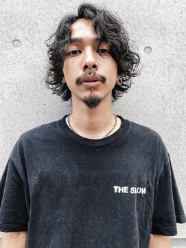 ヨー(Yoh-) 【メンズロング/阿部達哉】ロン毛/アンニュイ/メンズパーマ