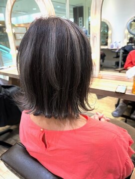 クレア 相武台(CREA) 外ハネ×コントラストハイライト