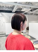 丸くならないボブ/枚方/切りっぱなしボブ