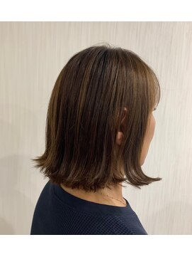 ヴァンカウンシル 清須店(VANCOUNCIL) 大人の女性の外国人風ハイライト 外ハネボブディ