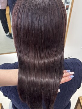 ミリ 奈良店(mm) ラベンダー/カシスカラー/暖色/近鉄奈良/髪質改善/透明感カラー