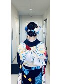 成人式ヘアセット♪シニヨン
