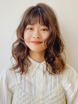 ガーデン 銀座(GARDEN) パーマ レイヤー ニュアンスパーマ ウエーブパーマ 顔まわり