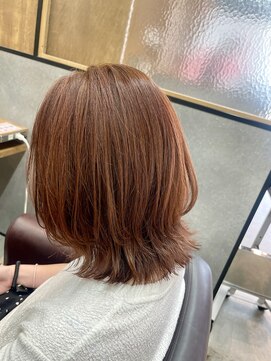 カイノ なんばエキカン店(KAINO) ミディアム×ほんのりピンクブラウン