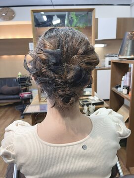 タイズセカンドインパクト(ties second impact) パーティーセット　ヘアアレンジ　アップスタイル