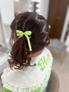 ルノンルージュ(Renon Rouge) 編み込みツインテール