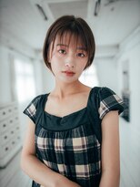 エーバイフー 江坂店(A BY WHO)&nbsp;A BY WHO江坂/丸みショート/透明感カラー