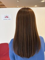 アズールサン 草加西口店(azule-sun)&nbsp;ブリーチ無しダブルカラー,アッシュベージュ,レイヤー【草加】