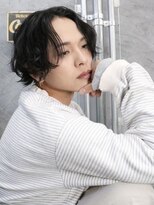 メンズサロンロス(LOSS)&nbsp;シャドウパーマ/センターパート