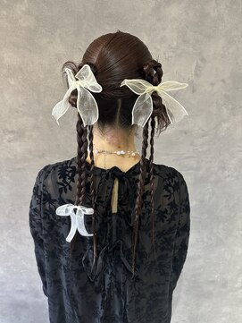 ブレス 横浜(bless) カチモリリボン/ヘアセット/20代