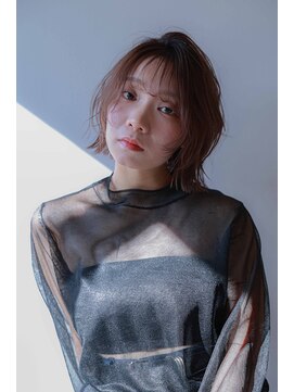 ジェニーバイメノン(JENNIE by Menon) フェイスレイヤー　小顔　ボブ　シースルーバング