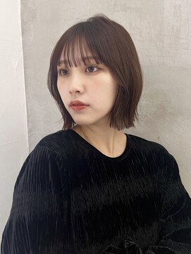 ロンドフルール 大宮東口(Lond fleur) グレーブラウン似合わせカット/ミニボブレイヤー/ダークアッシュ